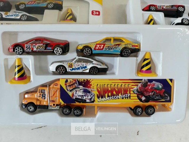 3 x auto-truck speelset 6-delig - afbeelding 3 van  3