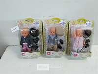 3 x baby born popje 3 assorti - afbeelding 2 van  3