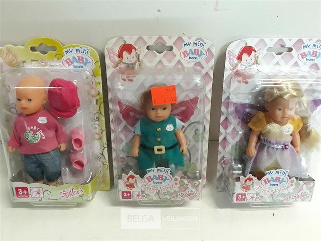 3 x baby born popje 3 assorti - afbeelding 3 van  3