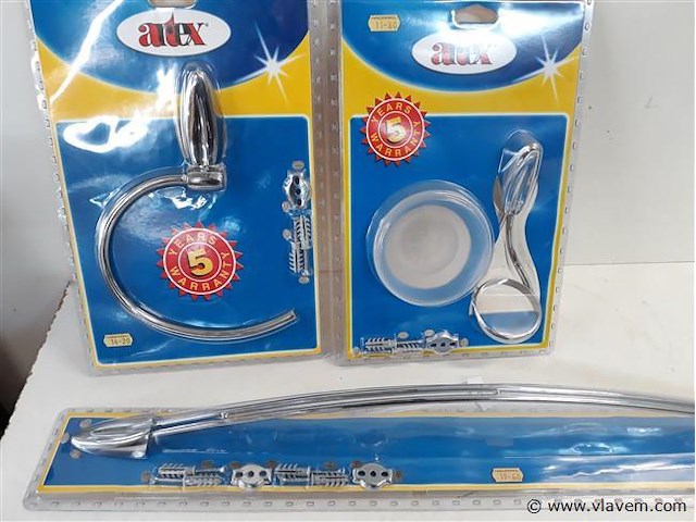 3 x badkamertoebehoren - afbeelding 2 van  2