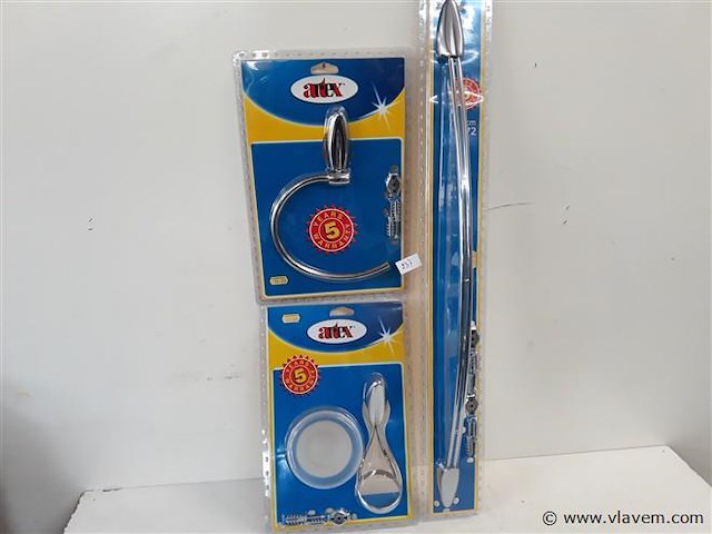 3 x badkamertoebehoren - afbeelding 1 van  2