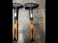 3 x bankhamer 1, 1,5 en 2 kg fiberglass - afbeelding 1 van  5