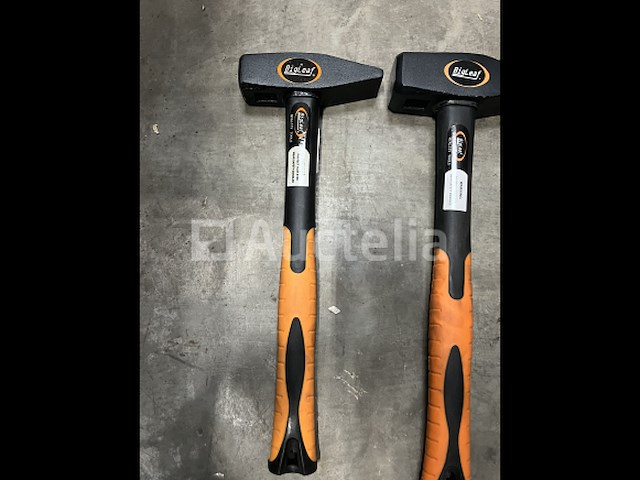 3 x bankhamer 1, 1,5 en 2 kg fiberglass - afbeelding 4 van  5