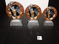 3 x basketballtrofee - afbeelding 1 van  1