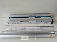3 x behanglat + 3 x set behanglat + aandruklat inox - afbeelding 2 van  3