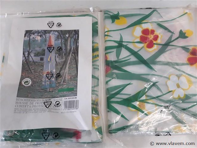 3 x beschermhoes parasol pvc - afbeelding 2 van  2