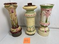 3 x bierpomp colonne in faience h=420