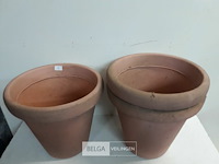 3 x bloempot rond 40 x h35 cm - afbeelding 3 van  3