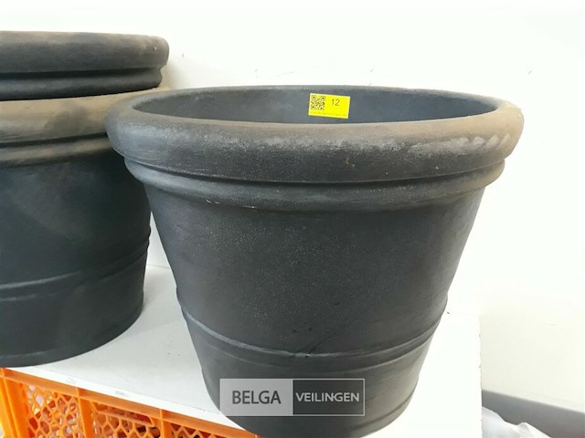 3 x bloempot rond h 43 cm d 52 cm - afbeelding 3 van  3