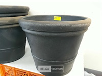 3 x bloempot rond h 43 cm d 52 cm - afbeelding 3 van  3