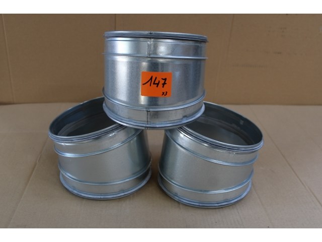 3 x bocht 15° ø180 met dichting - afbeelding 1 van  1