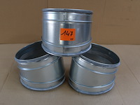 3 x bocht 15° ø180 met dichting - afbeelding 1 van  1