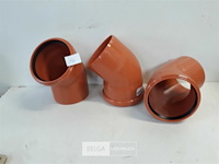 3 x bocht 45° 110mm - afbeelding 2 van  3