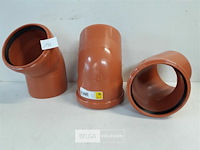 3 x bocht 45° 110mm - afbeelding 3 van  3