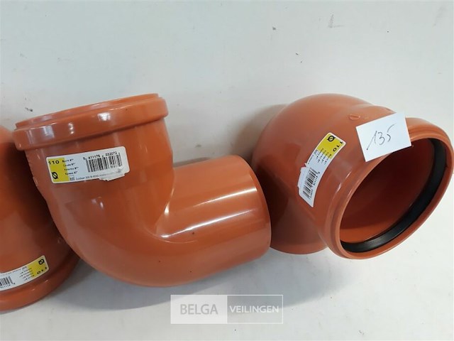 3 x bocht 90° 110mm - afbeelding 3 van  3