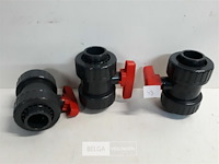 3 x bolkraan 40 mm drukleiding lijmverbinding - afbeelding 2 van  3