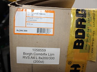 3 x borgh combifix lijm rvs a4 l 8x200/300 (200 st) - afbeelding 1 van  3