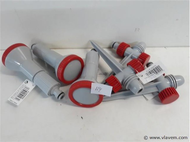 3 x broes + 3 x paraplusproeier voor tuinslang - afbeelding 1 van  2