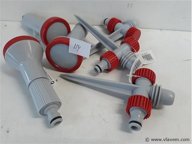 3 x broes + 3 x paraplusproeier voor tuinslang - afbeelding 2 van  2