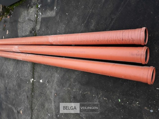 3 x buis pvc 3m 125mm dunwandig - afbeelding 2 van  3
