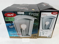 3 x buitenlamp inox kapelmodel e27 fitting - afbeelding 2 van  3