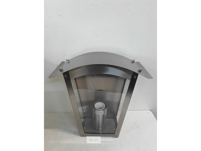 3 x buitenlamp inox kapelmodel e27 fitting - afbeelding 3 van  3