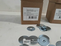 3 x carrosserie rondellen verzinkt m5 x 25 mm 200 stuks - afbeelding 3 van  3