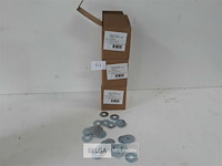 3 x carrosserie rondellen verzinkt m8 x 25 mm 200 stuks - afbeelding 2 van  3