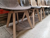 3 x castle-line mix lot hapy stoel met houten poten - afbeelding 4 van  4