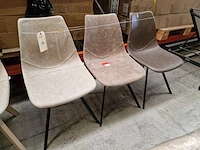 3 x castle-line mix lot hapy stoel met metalen poten - afbeelding 1 van  7
