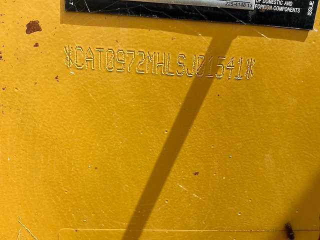 3 x caterpillar 972m shovel voor opmaak of onderdelen - afbeelding 35 van  57
