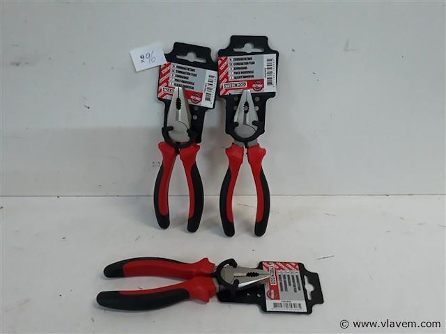 3 x combinatietang 160 mm - afbeelding 1 van  2