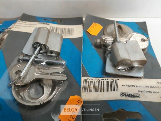 3 x cylinder voor oplegslot litto - afbeelding 3 van  3