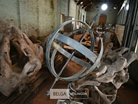 3 x decoratiezuil + metalen kunstwerk - afbeelding 5 van  5