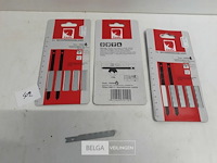 3 x decoupeer vervangzaag metaal 5 stuks u-model - afbeelding 1 van  3