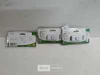 3 x deurbelknop 1-24v wit - afbeelding 2 van  3