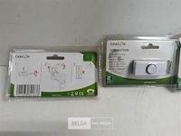 3 x deurbelknop 1-24v wit - afbeelding 3 van  3