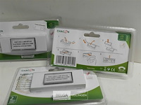 3 x deurbelknop max 24v wit - afbeelding 3 van  3