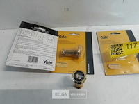 3 x deurspion messing yale - afbeelding 2 van  3