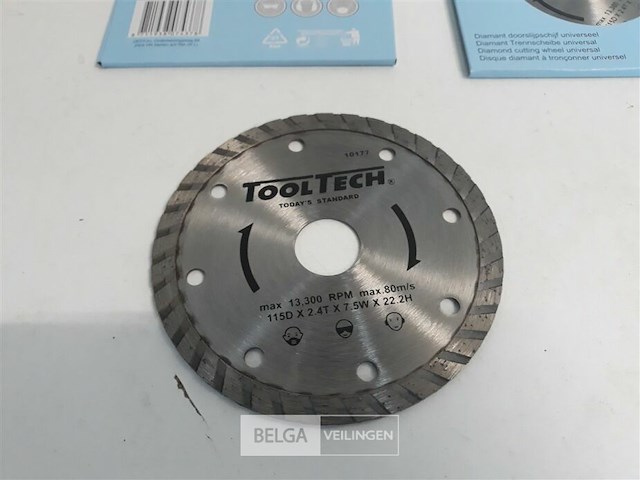 3 x diamantschijf 115mm met turbo segment - afbeelding 1 van  3