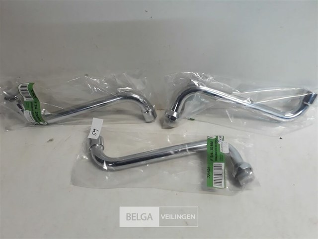 3 x draaibare uitloop ¾ 200 mm s-beugel - afbeelding 1 van  3