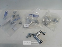 3 x dubbeldienstkraan chrome ½ - afbeelding 2 van  3