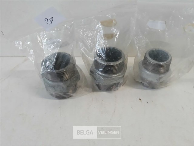 3 x dubbele nippel galva - afbeelding 2 van  3