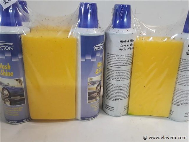 3 x duo autoshampoo + spons - afbeelding 2 van  2