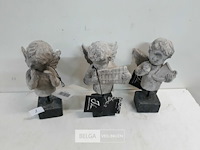 3 x engel op voet 21 cm - afbeelding 2 van  3