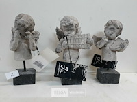 3 x engel op voet 21 cm - afbeelding 3 van  3