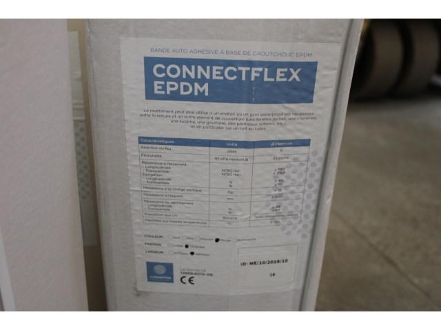 3 x epdm loodvervanger zelfklevend (450mm – 5m) rood - afbeelding 1 van  2