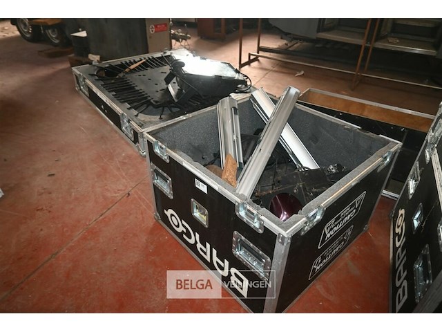 3 x flight case + inhoud - afbeelding 6 van  9