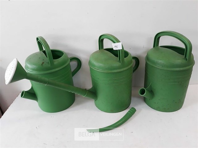 3 x gieter pvc rond 5l - afbeelding 1 van  3