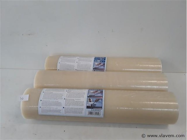 3 x glasbeschermfolie 50 cm x 100 m - afbeelding 1 van  2